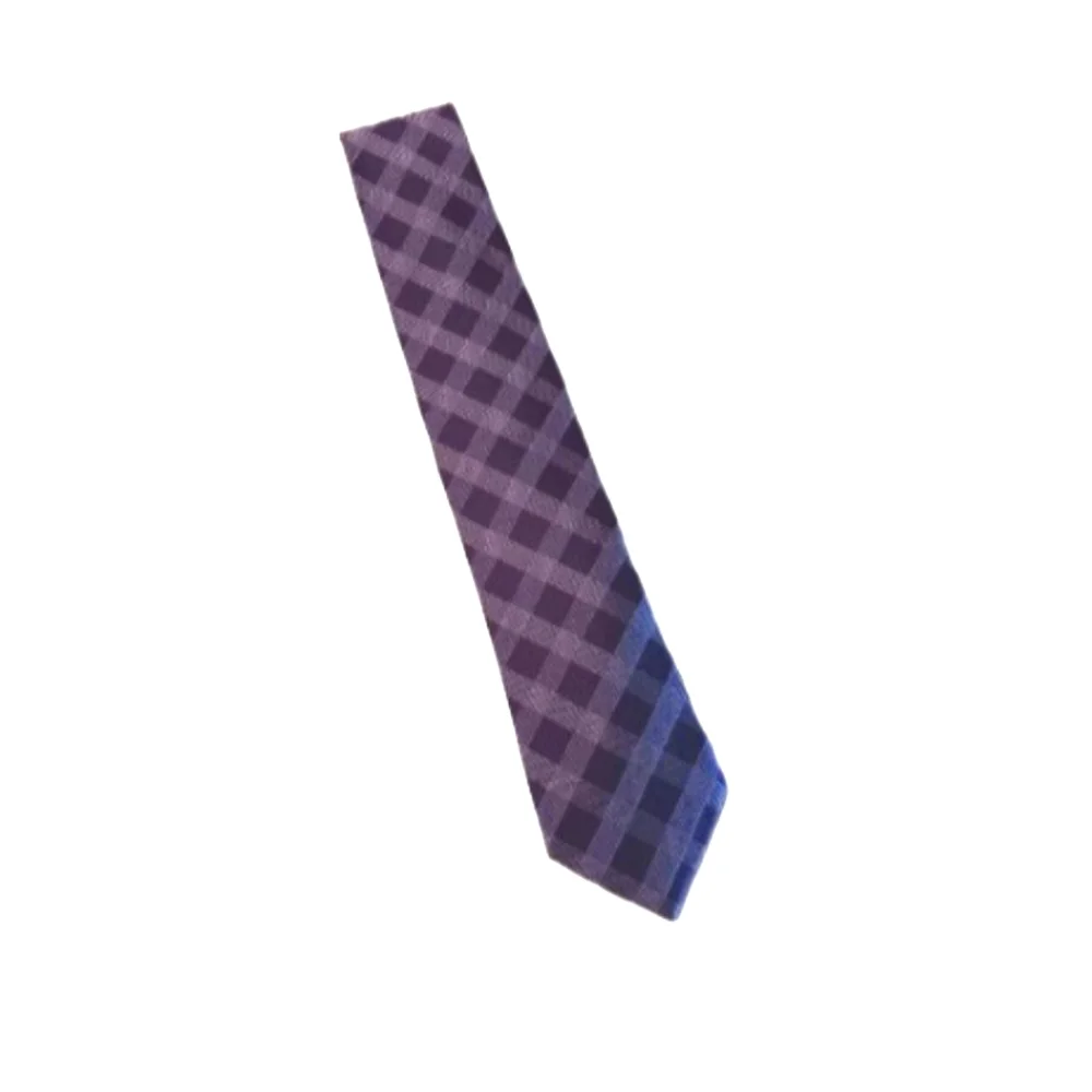 Merona Silk Purple Men's Tie | EUC | Square Pattern